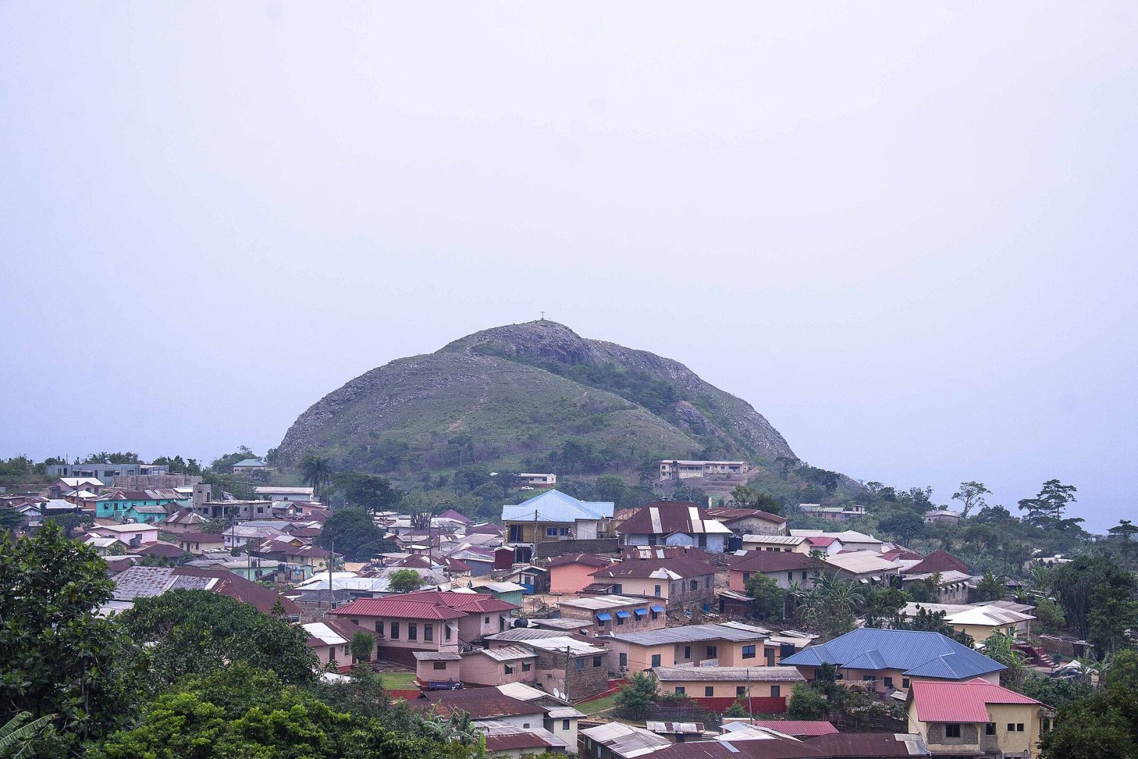 Amedzofe Town Facing the mountain Gemi