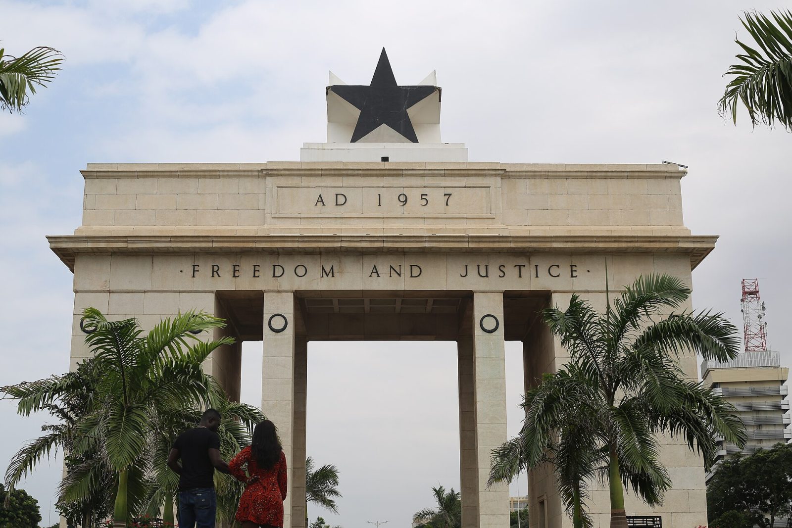 Black Star Gate located in Accra