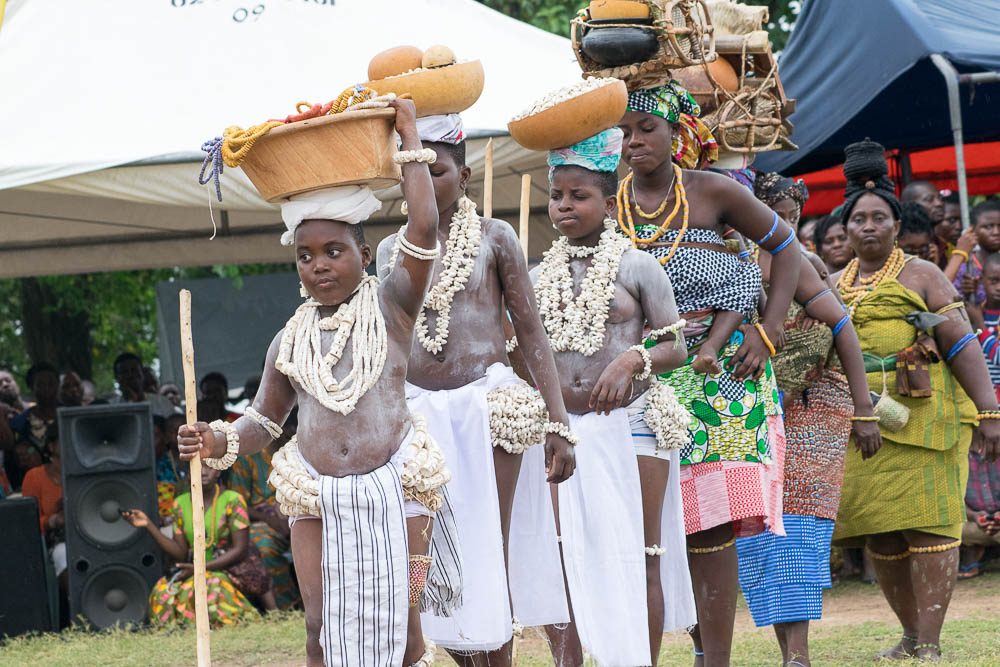 Celebrations at the Hogbetsotso festival, Anloga
