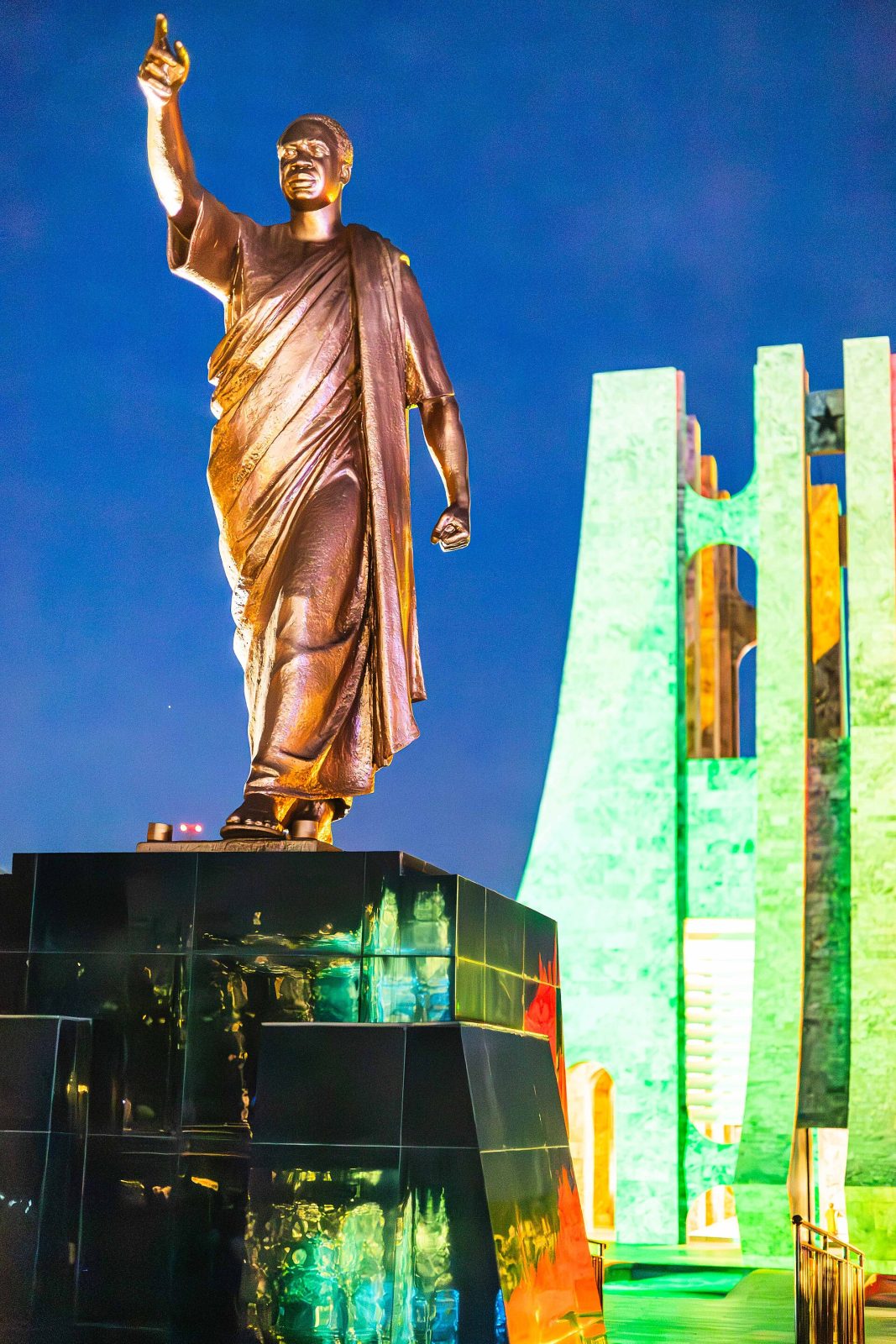 Kwame Nkrumah Monument at the Kwame Nkrumah Mausoleum and Memorial Park, Accra