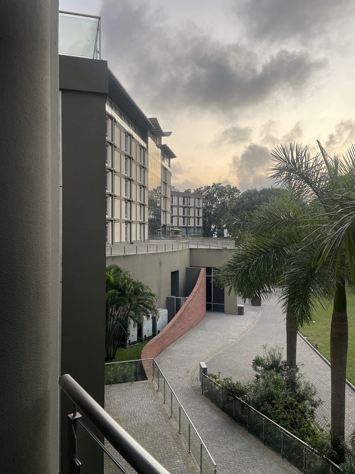 Outside view of the Accra Marriott Hotel
