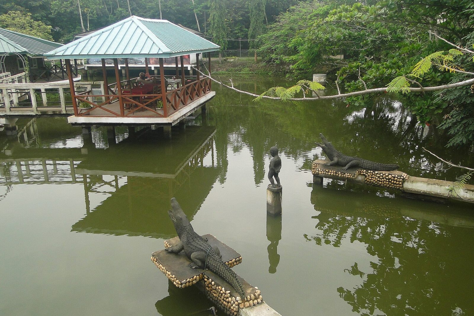 Scenery at Hans Cottage Botel, Near Cape Coast, Ghana