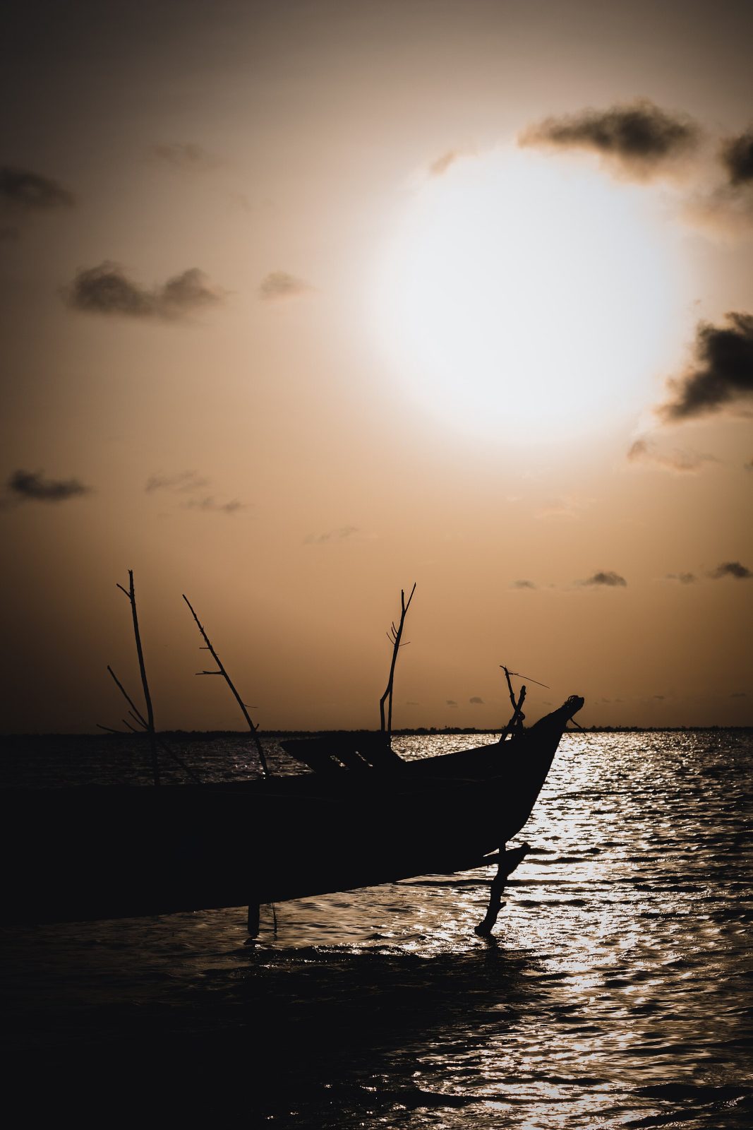 Sunset on the Keta Lagoon