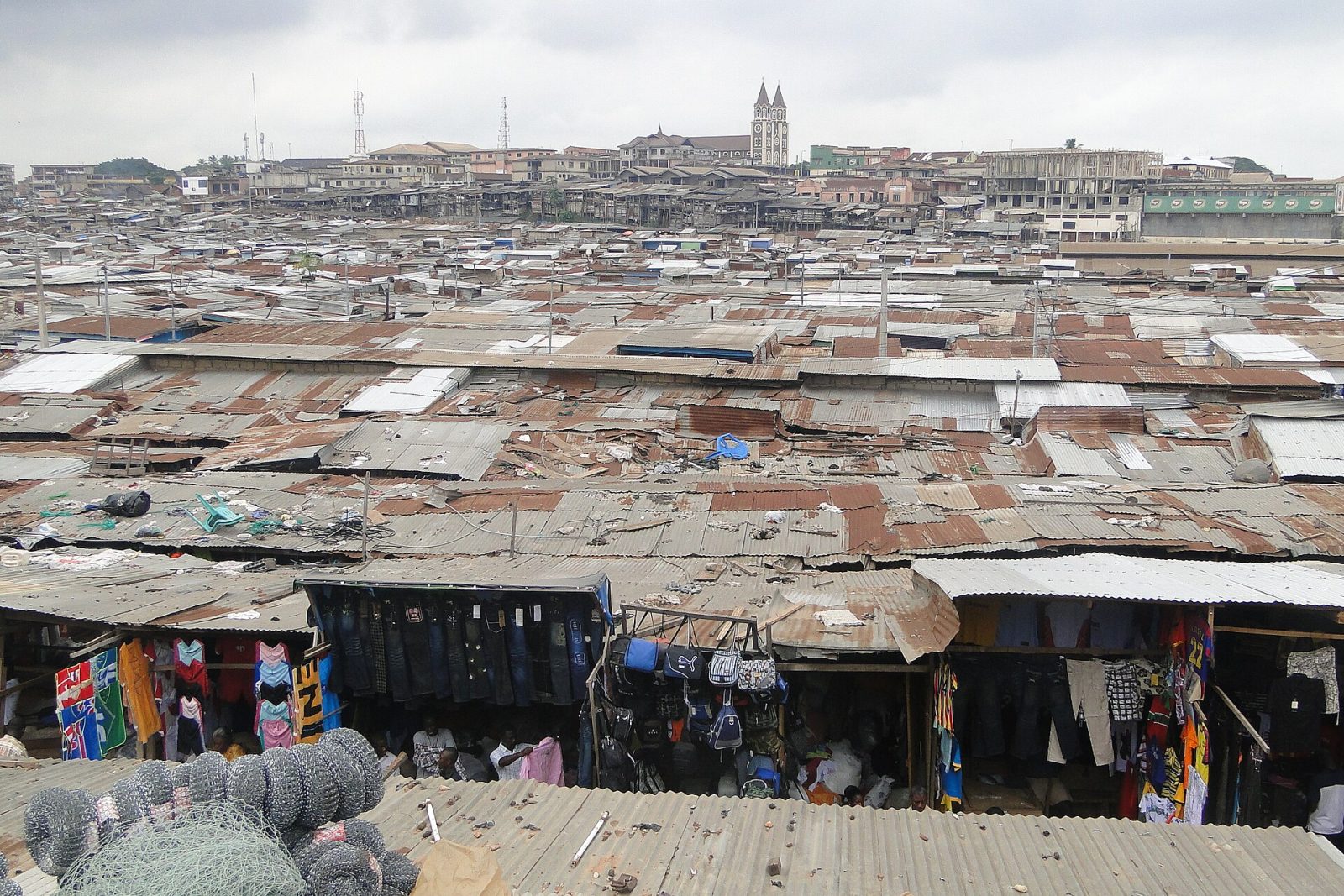 View over Kejetia Market, Kumasi